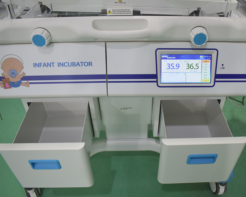 Hospital Surgical High-quality and Multi-functional Premature Baby Treatment Incubator With Integration Sensor Box ECOR001