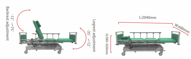 Medical Hemodialysis Treatment Equipment Hospital Dialysis Instrument Blood Donation Chair ME-380