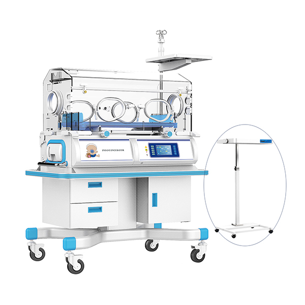 Hospital Medical Equipment Baby Clinic Surgical Infant Incubator With the Transfusion Shelf and Tray ECOR004