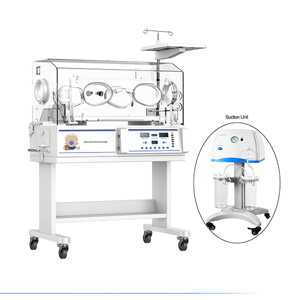 Medical Babies Clinic Medicine Emergency ICU Treatment Operating Incubator With RS-232 Connector ECOR009