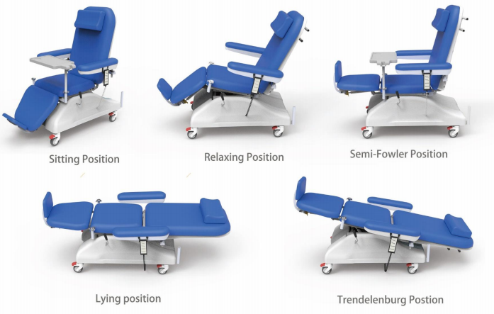 Hospital Dialysis Therapy Equipment Hemodiaysis Treatment Room Blood Donation Chair ME-230