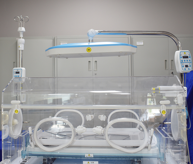 Medical Babies Clinic Medicine Emergency ICU Treatment Operating Incubator With RS-232 Connector ECOR009