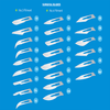  Disposable Surgical Scalpel High-Carbon Steel Blade