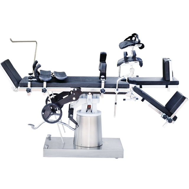 Medical Trendelenburg 20 degree Stainless Steel Medical Instrument Table Side Controlled